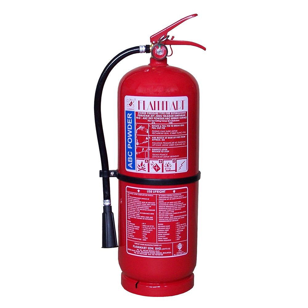 QP *ABC 9kg Mobile Fire Extinghuisher