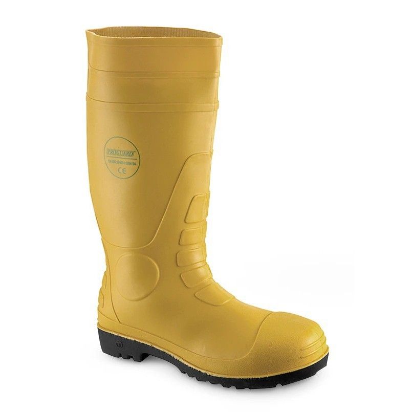 PROGUARD Safety Wellingtons Boots R3 Series Steel Toe & Midsole Cap (Size 8)