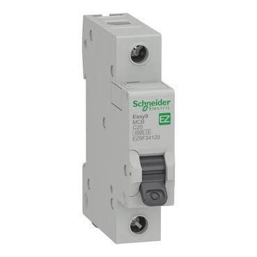 SCHNEIDER Easy9 MCB 1P 20A 4.5kA 230V C Curve [EZ9F34120] 2143306