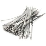 Strong stainless steel marin grade matel cable ties exhaust 100's 7.9 x 400mm