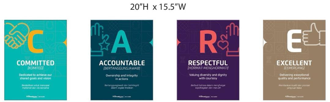 SINGLE CANVAS FRAME ( 1 SET - 4 UNIT SINGLE KPJ SHARED VALUES)