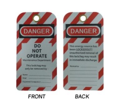 VPRO PPE LOTO MSAFE SAFETY LOCKOUT TAG
