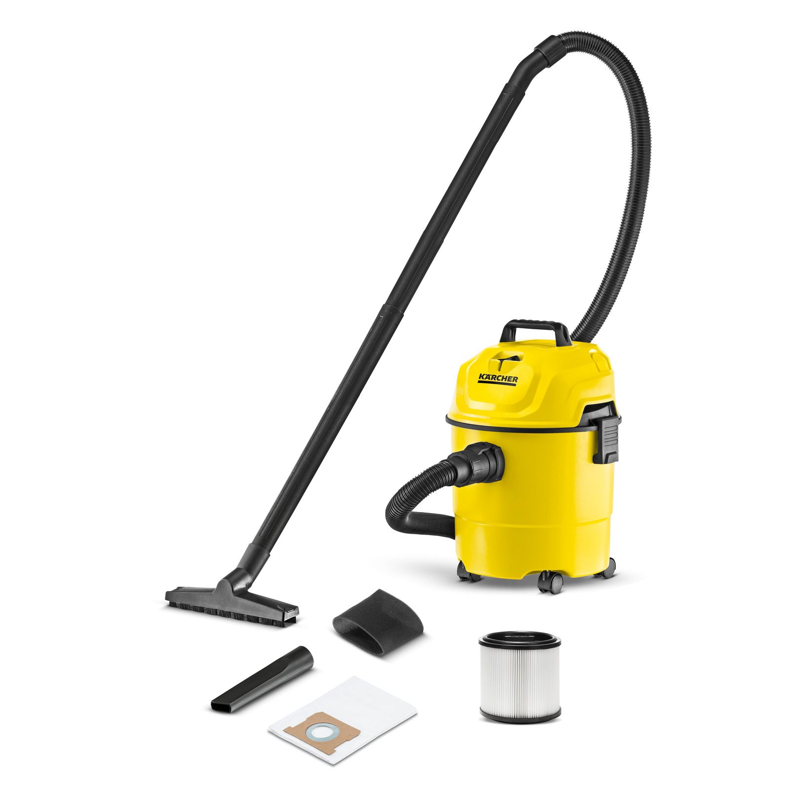 KARCHER WD 1 CLASSIC 15L WET & DRY MULTI-PURPOSE VACUUM CLEANER