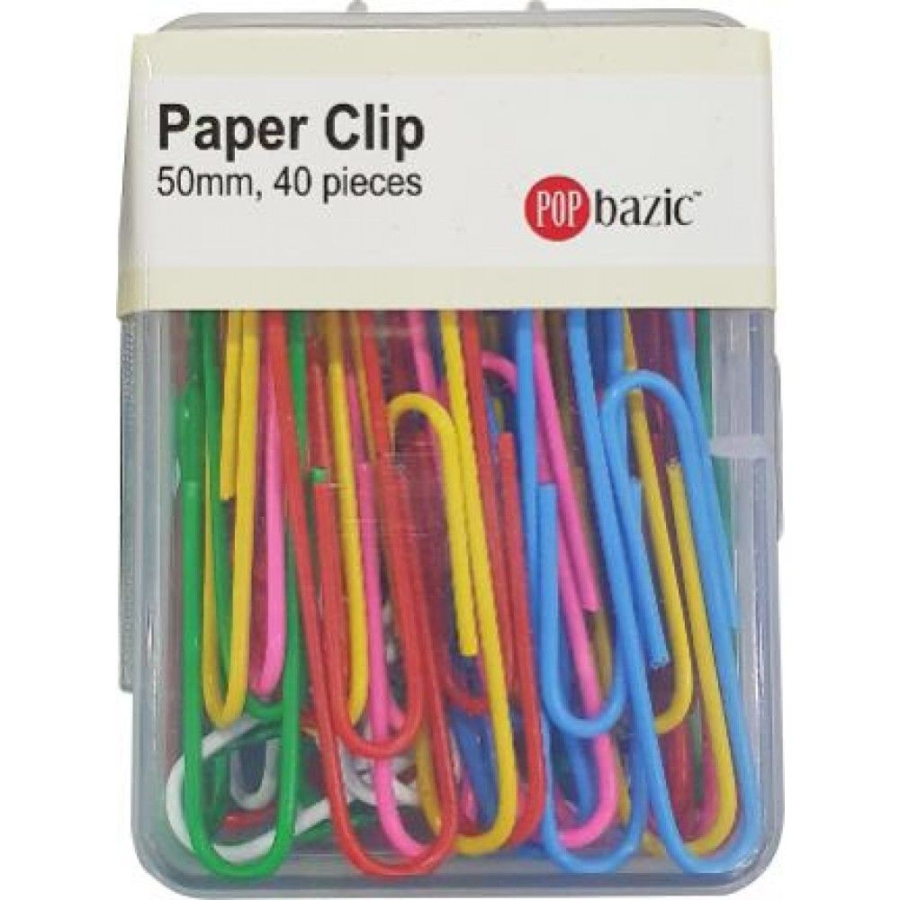QP COLOR PAPER CLIP 50MM