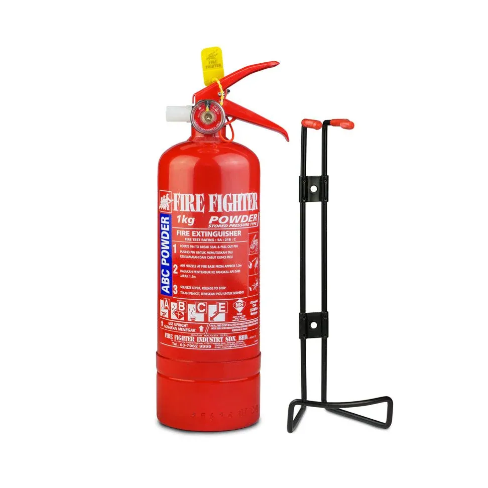 Others FIRE FIGHTER 1KG ABC POWDER FIRE EXTINGUISHER