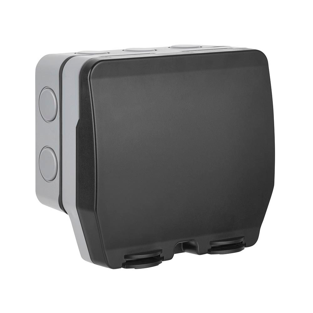 SE SETIA ELECTRIC KINGSWAY 2 GANG 13A WEATHERPROOF SWITCHED SKT OUTLET UG224