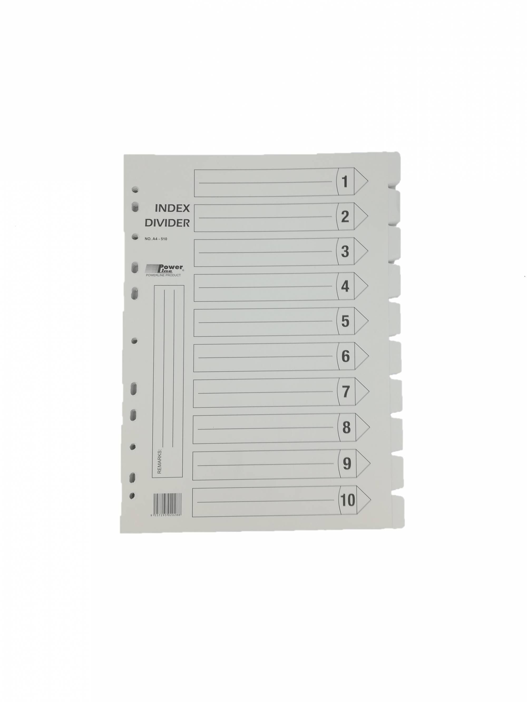 Others *A4 10 Tab Paper Index Divider - WHITE