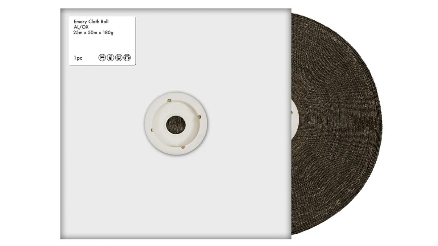 Others *RS PRO P180 Grit Sandpaper Roll, 50m x 25mm