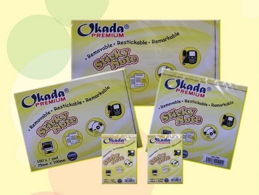 Okada Premium Sticky Note 1.5" x 2" / POST IT NOTE /Sticky Note /1.5" x 2" /Okada Sticky Note /Okada Premium Sticky Note