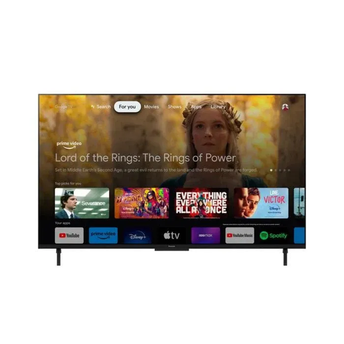 PANASONIC TV / 65" GOOGLE SYSTEM SMART TV WITH MOVEABLE STAND SET / SMART TV