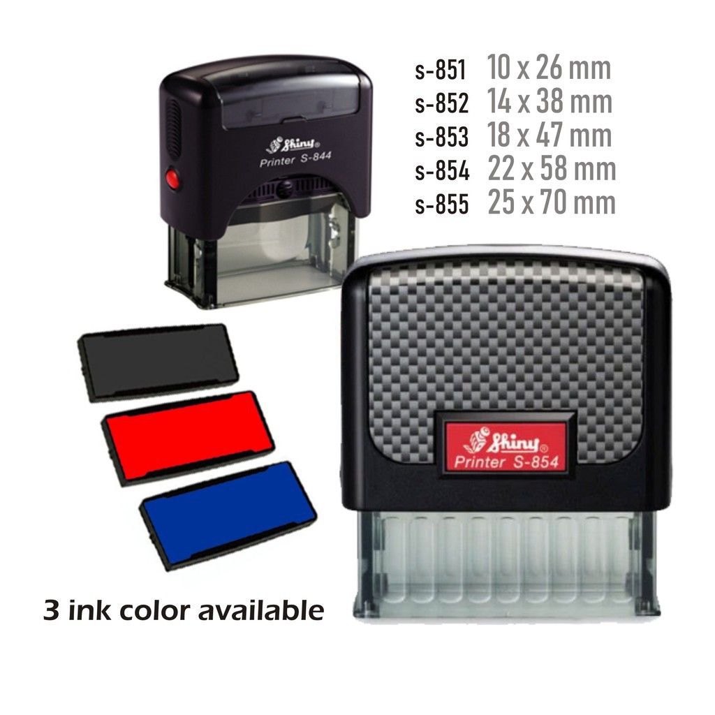 SHINY S851 RUBBER STAMP INK REFILL