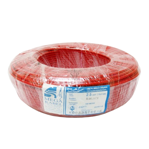 MEGA PVC CABLE 2.5MM RED