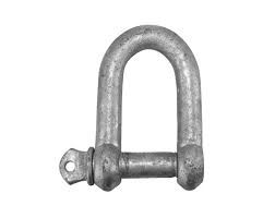 Galvanised D shackle size:4,6,8,10& 12mm - Free Delivery