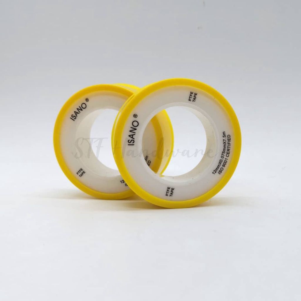 Pipe White Tape 12mm x 0.075mm x 7.5m (10Pcs)