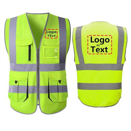 NA High Visibility Safety Vest (Custom Logo)