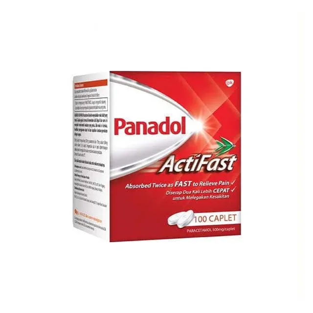 Loose 10 x 10 Tablet x 500mg Panadol Actifast