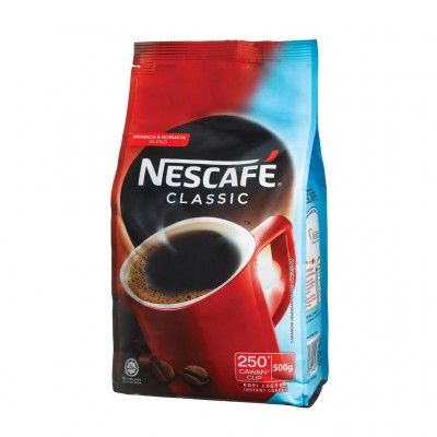 NESCAFE CLASSIC REFILL PACK 500GM 12'S