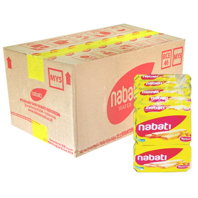 NABATI RICHEESE NABATI WAFER KEJU 6 X 10'S X 46G