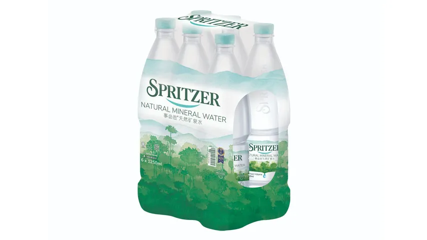 Spritzer Natural Mineral Water/ SPRITZER AIR MINERAL 6 X 1.25L