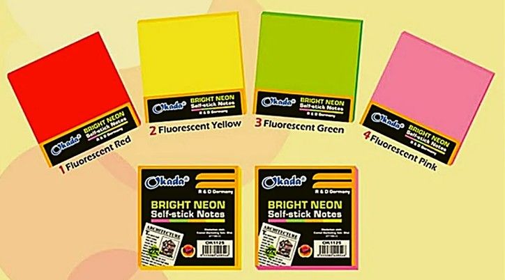 Okada Premium Sticky Note 3" x 3" / POST IT NOTE /Sticky Note /3" x 3" /Okada Premium Sticky Note