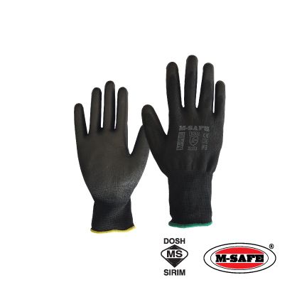 No Brand M-SAFE PU COATED PALM GLOVES