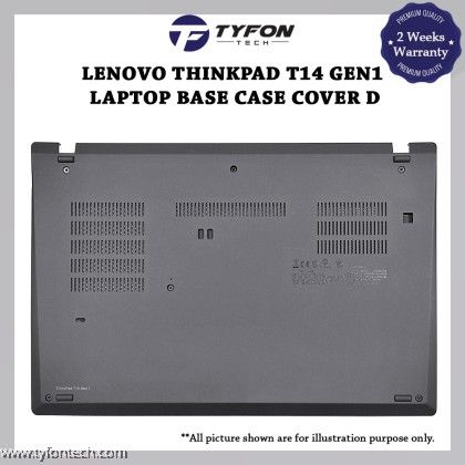 Lenovo Thinkpad T14 Gen1 Laptop Base Bottom Case Cover D AP1J5000400 (Refurbished)