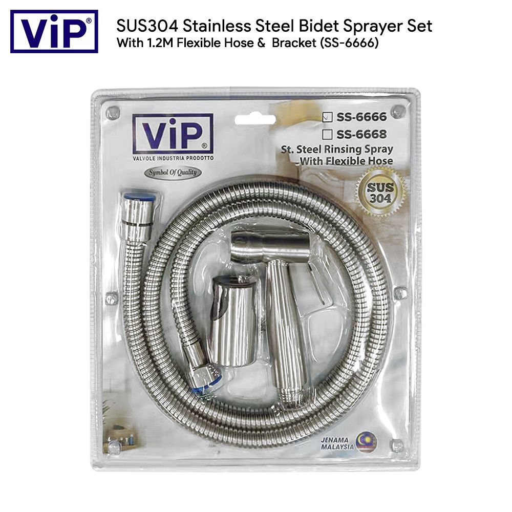 STAINLESS STEEL HAND BIDET SET