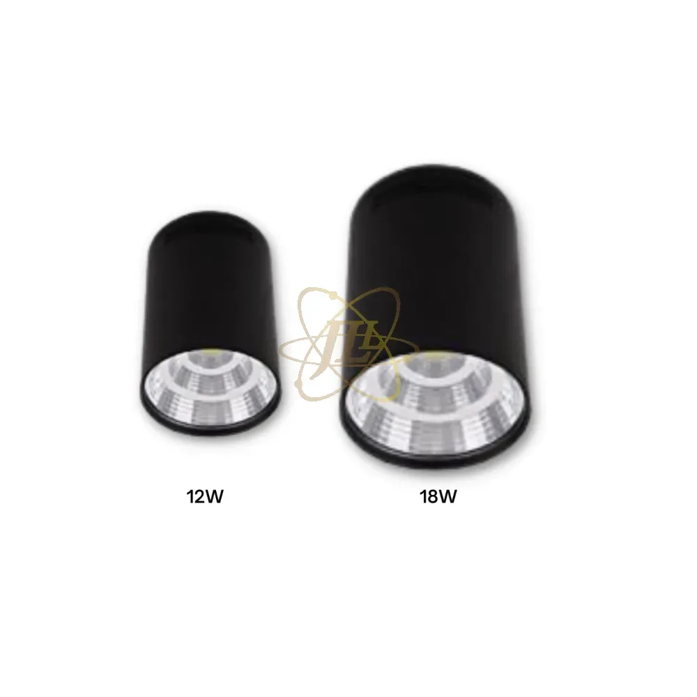 SE SETIA ELECTRIC FEEL LITE 12W 6000K SURFACE DOWNLIGHT ROUND  BLACK