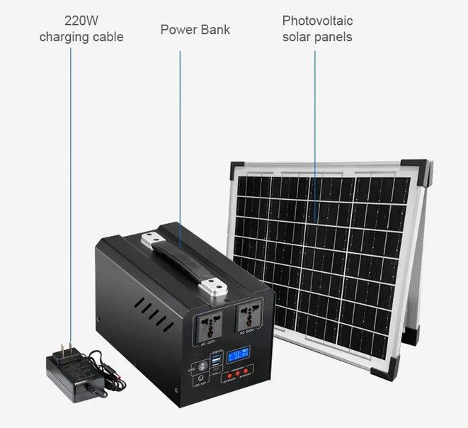 POWER STATION 800W/788,000MAH SUPER HIGH CAPACITY MULTI-FUNCTION SOLAR GENERATOR OUTDOOR