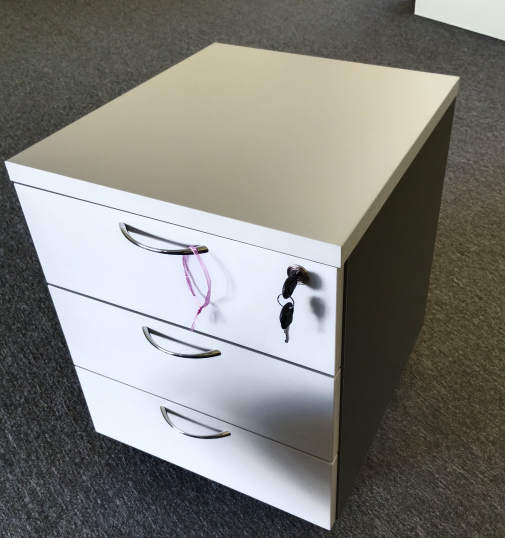 OFIS FM SERIES 3 DRAWERS MOBILE PEDESTAL (FM 3D)