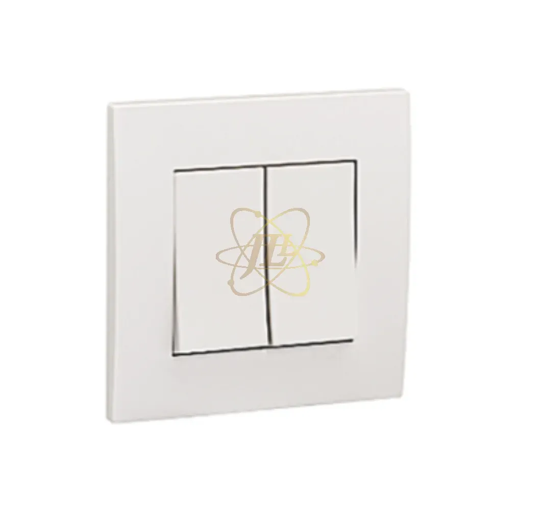 SCHNEIDER 10A 2 GANG 1-WAY SWITCH, WHITE