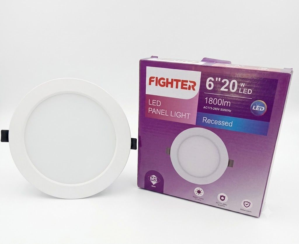 SE SETIA ELECTRIC FIGHTER 6" 20W LED GLASS DOWNLIGHT ROUND 6500K