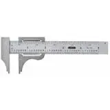 Swagelok Executive Pocket Caliper with Pipe Size Chart Made in USA 4.5" Long