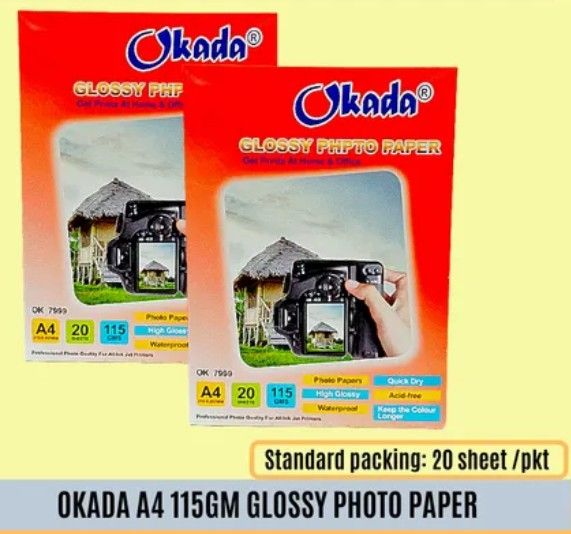 Okada A3 Glossy Photo Paper 240gsm