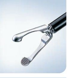 OLYMPUS Jaws insert "HiCura", 5 x 250 mm, grasping forceps, with big lumen, monopolar
