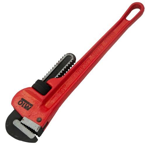 M10 DUCTILE CAST IRON PIPE WRENCH - INCH - 6", 8", 10",12", 14"