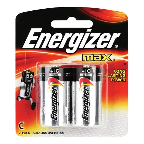 Energizer Max Battery C Pack of 2