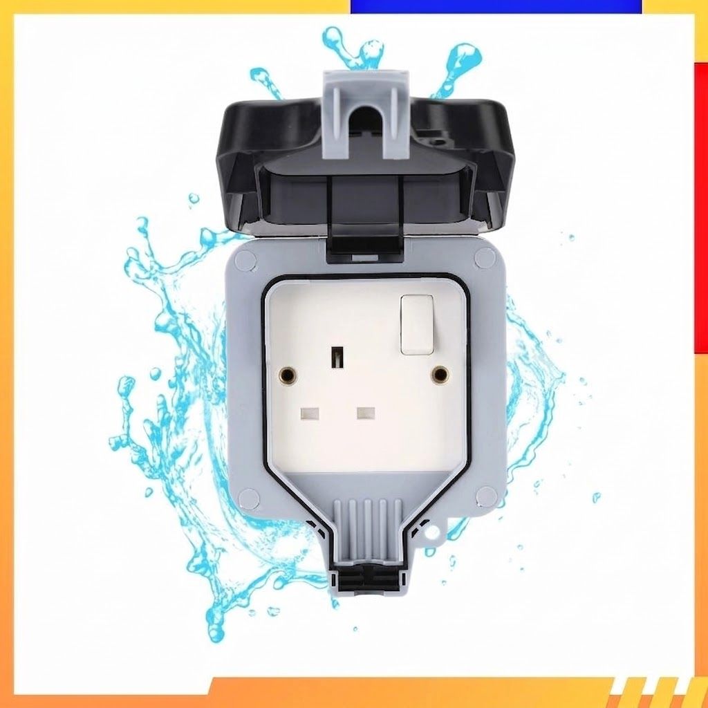 SE SETIA ELECTRIC JET 13A DP SWITCHED SOCKET OUTLET IP66 OUTDOOR