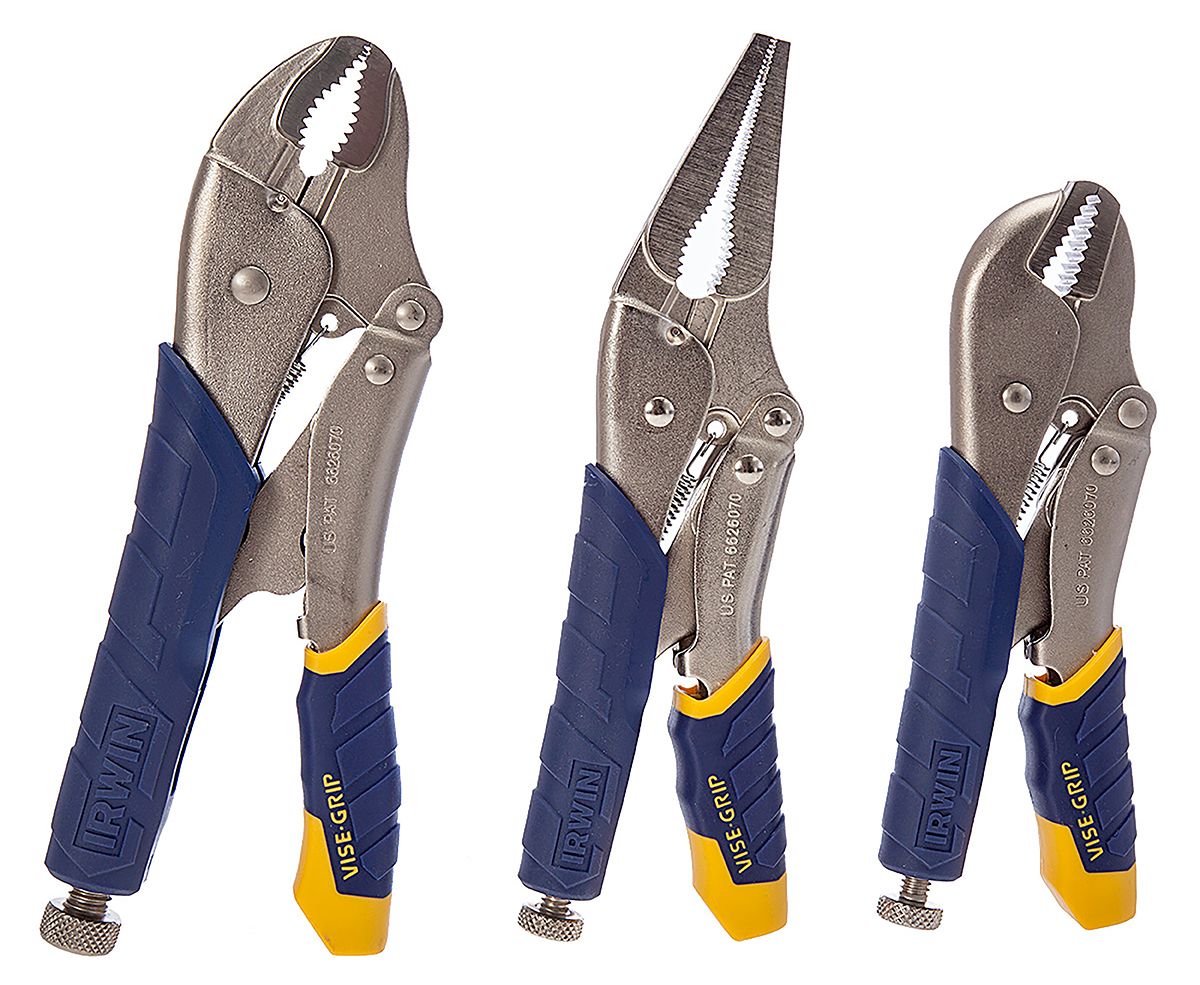 Others *Irwin 3-Piece Locking Pliers, 175 mm Overall