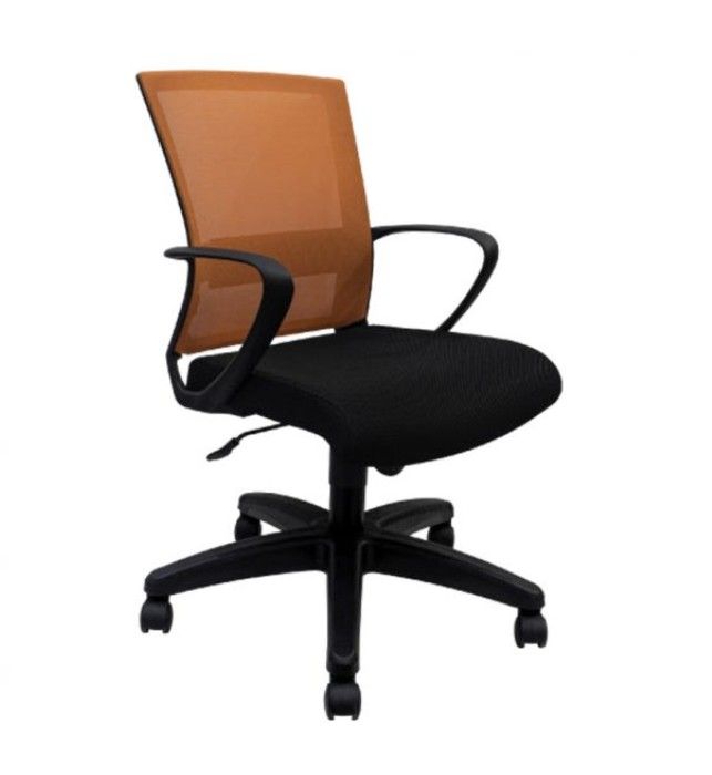 QP ERGONOMIC BLACK MESH OFFICE CHAIR NT33PP LOW BACK