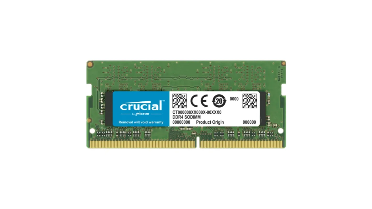 QP CRUCIAL DDR4 3200MHZ SODIMM MEMORY  8GB