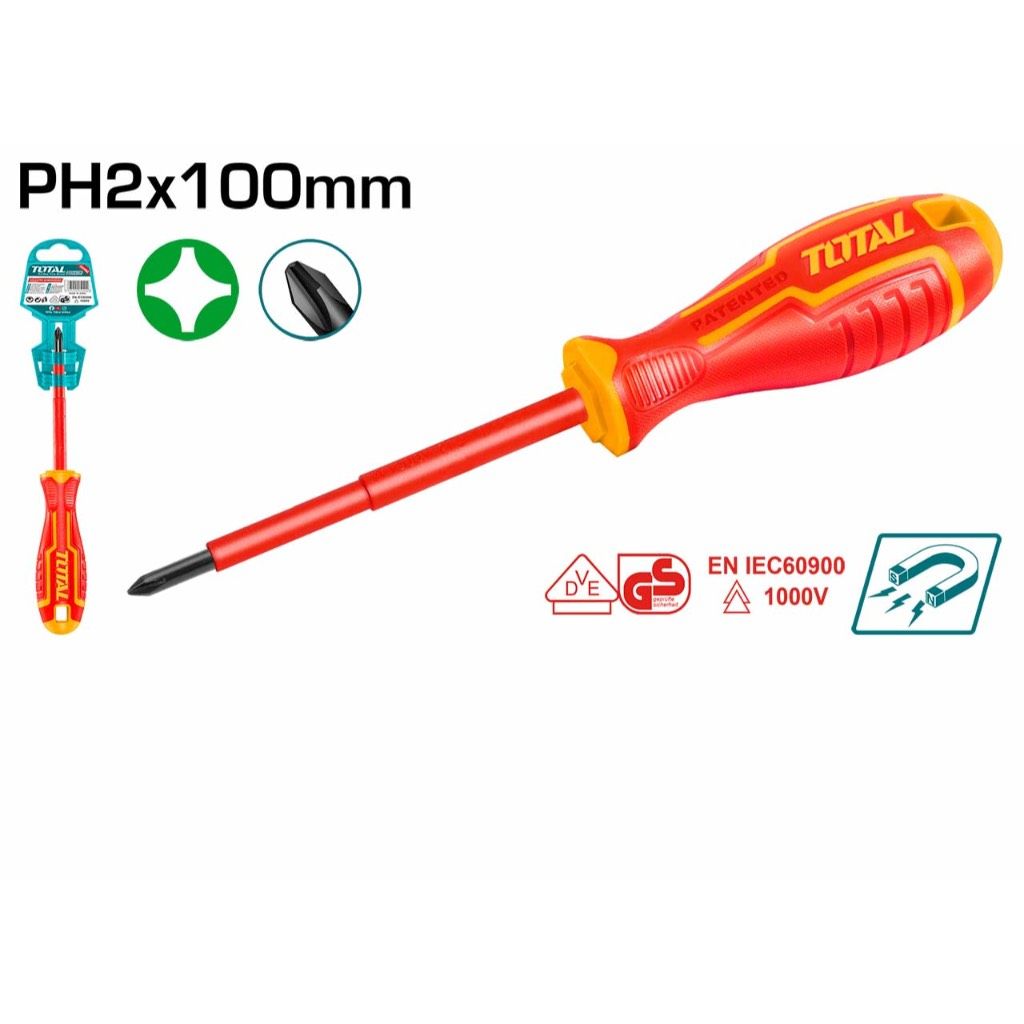 Others *TOTAL Insulated Phillips Screwdriver THTISPH2100
