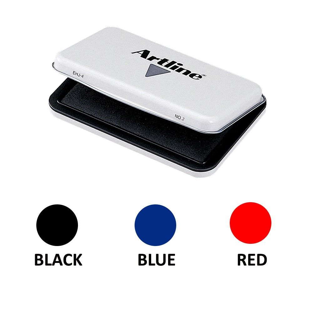 Stamp Pad (No 0) - Black, Blue, Red
