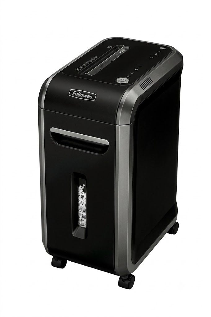 FELLOWES 90S Paper Shredder (Straight Cut - 5.8mm) - 18 sheets 34 liters (Paper Shredder, Shredder Machine, Office Shredder, Mesin Penghancur Kertas, Heavy Duty Shredder, Heavy Duty Paper Shredder)