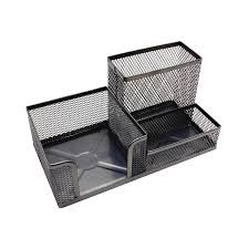 Multi-Functional Metal Pen & Stationery Holder