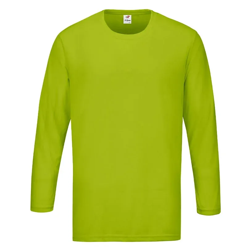 QP CUSTOMISE ROUND NECK MICROFIBER TSHIRT  DTF PRINT (1C1PA4 SIZE) LONG SLEEVE 3XL
