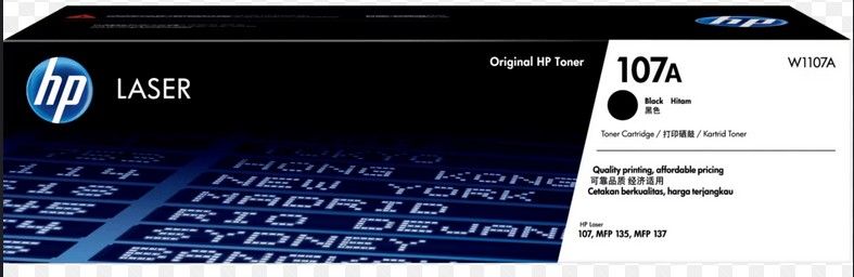 HP 107A BLACK LASER TONER CARTRIDGE (W1107A)