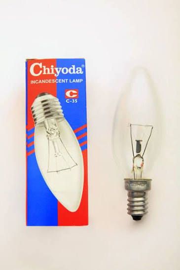 SE SETIA ELECTRIC CHIYODA C35 CANDLE BULB E27 25W CLEAR