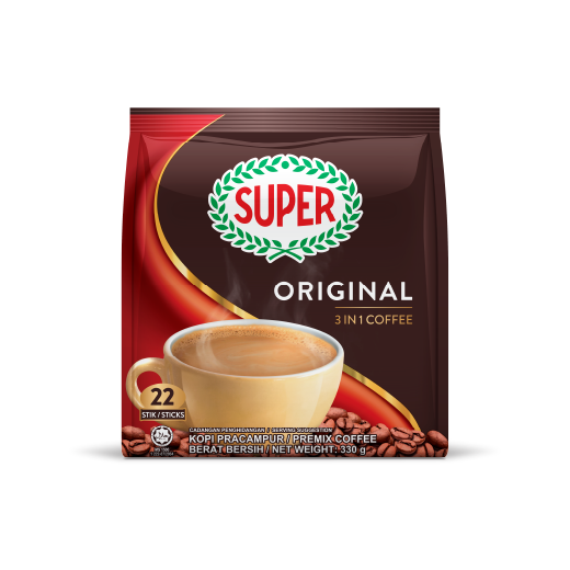 SUPER ORIGINAL 3 IN 1 COFFEE 15 X 36G