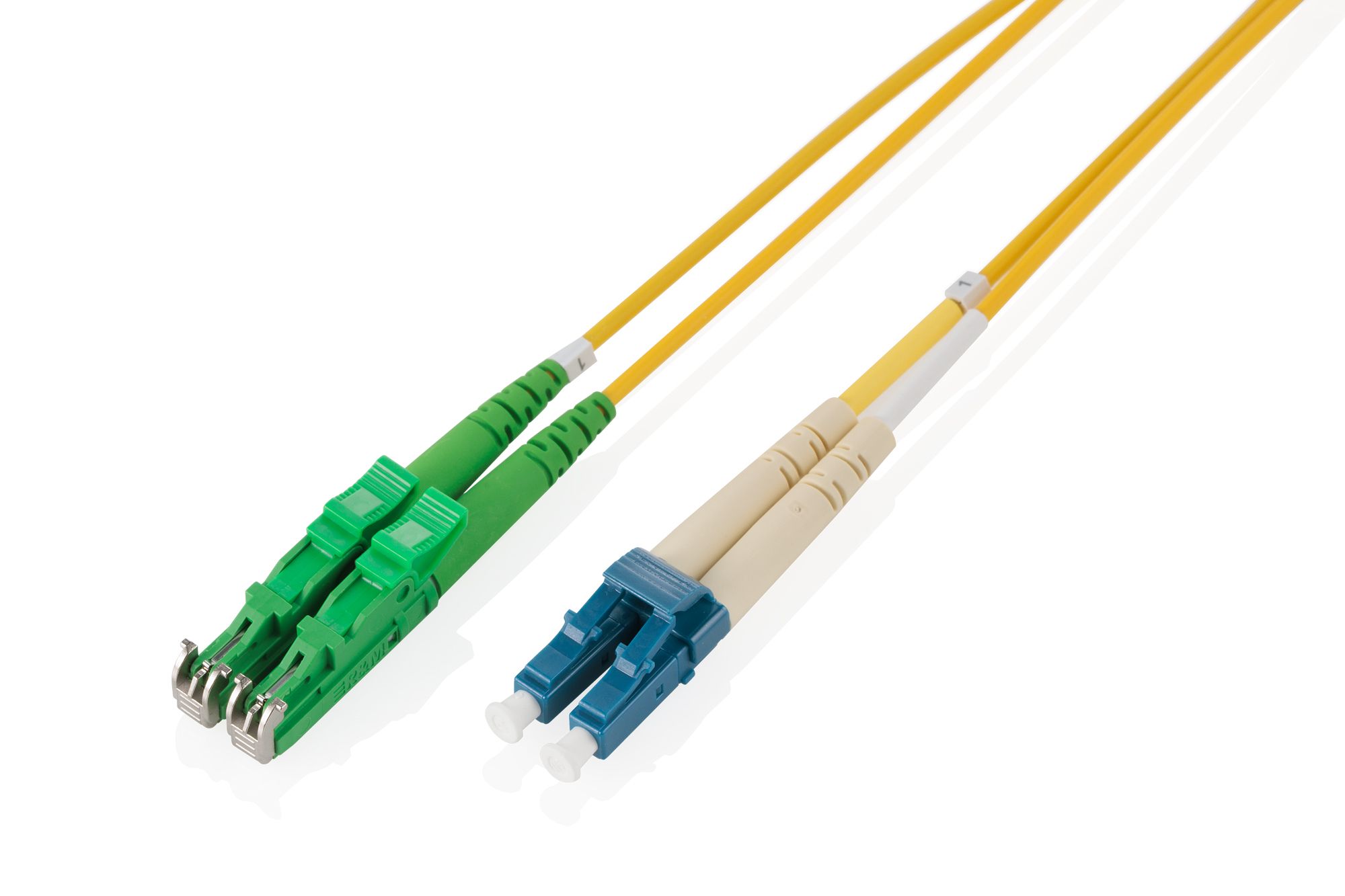 CORD PATCH LC/UPC - E2000/APC SM 3M DUPLEX PATCHCORD AL